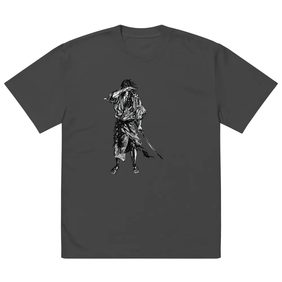 Vagabond Kojiro | Silent Blade Oversized Faded T-Shirt product image (4)