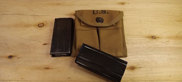 M1 Carbine Magazine Pouch With 2 15 Rnd Mags product image (1)