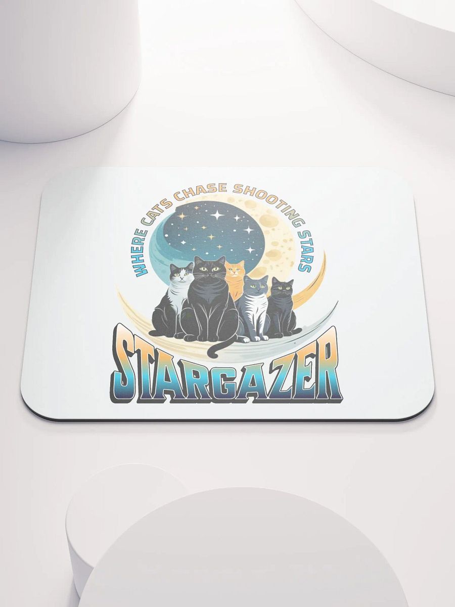 Where Cats Chase Shooting Stars Stargazer Mouse Pad product image (4)