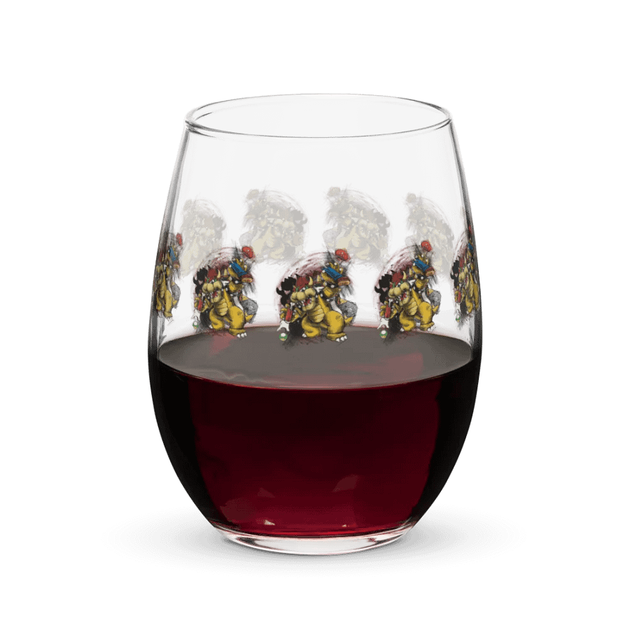 Bowser by StephyJ Stemless Wine Glass product image (5)