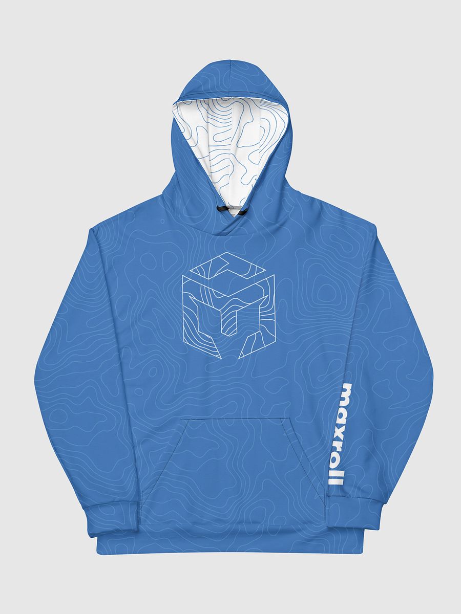 Maxroll Abstract Blue Hoodie product image (3)