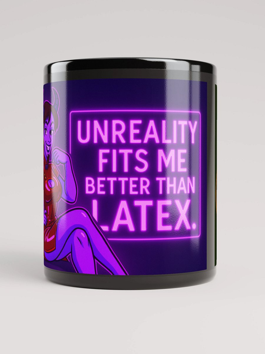 Unreality Fits Me Mug – Jaz the Glam Demonette | Surreal Alt Femme Coffee Cup product image (5)