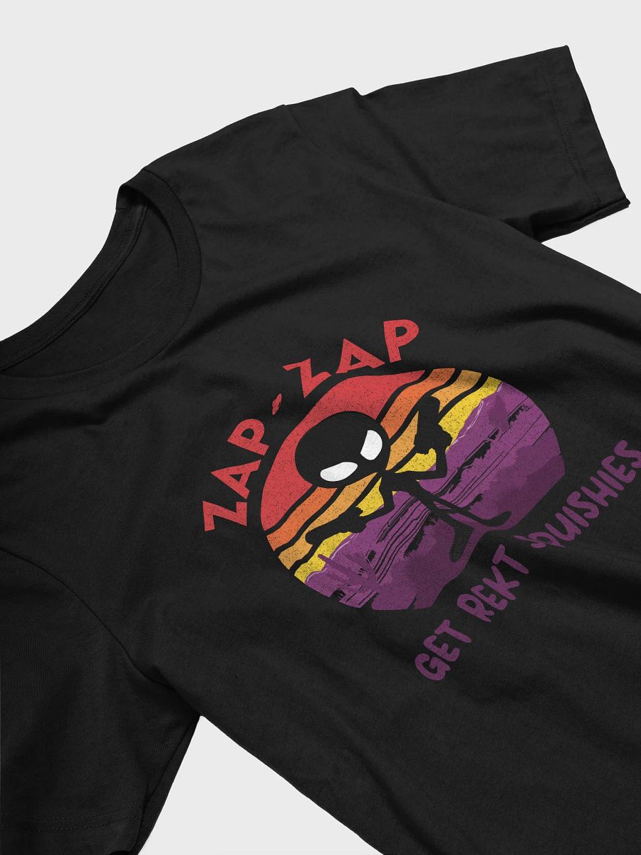 Zap-Zap Alien T-Shirt – Retro Sunset Gamer Tee | Get Rekt Squishies product image (3)