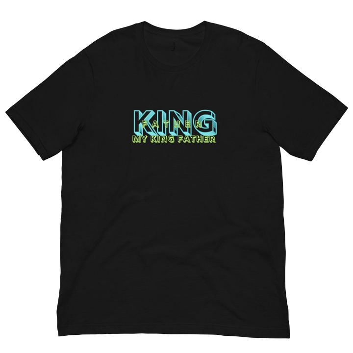 Royal Fatherhood 3D Text T-Shirt product image (1)