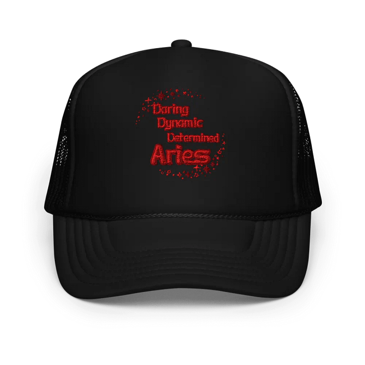 Aries 2025, Daring, Embroidered Trucker Hat product image (1)