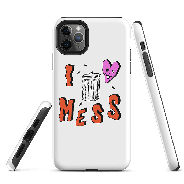 I Heart Mess iPhone Case product image (1)