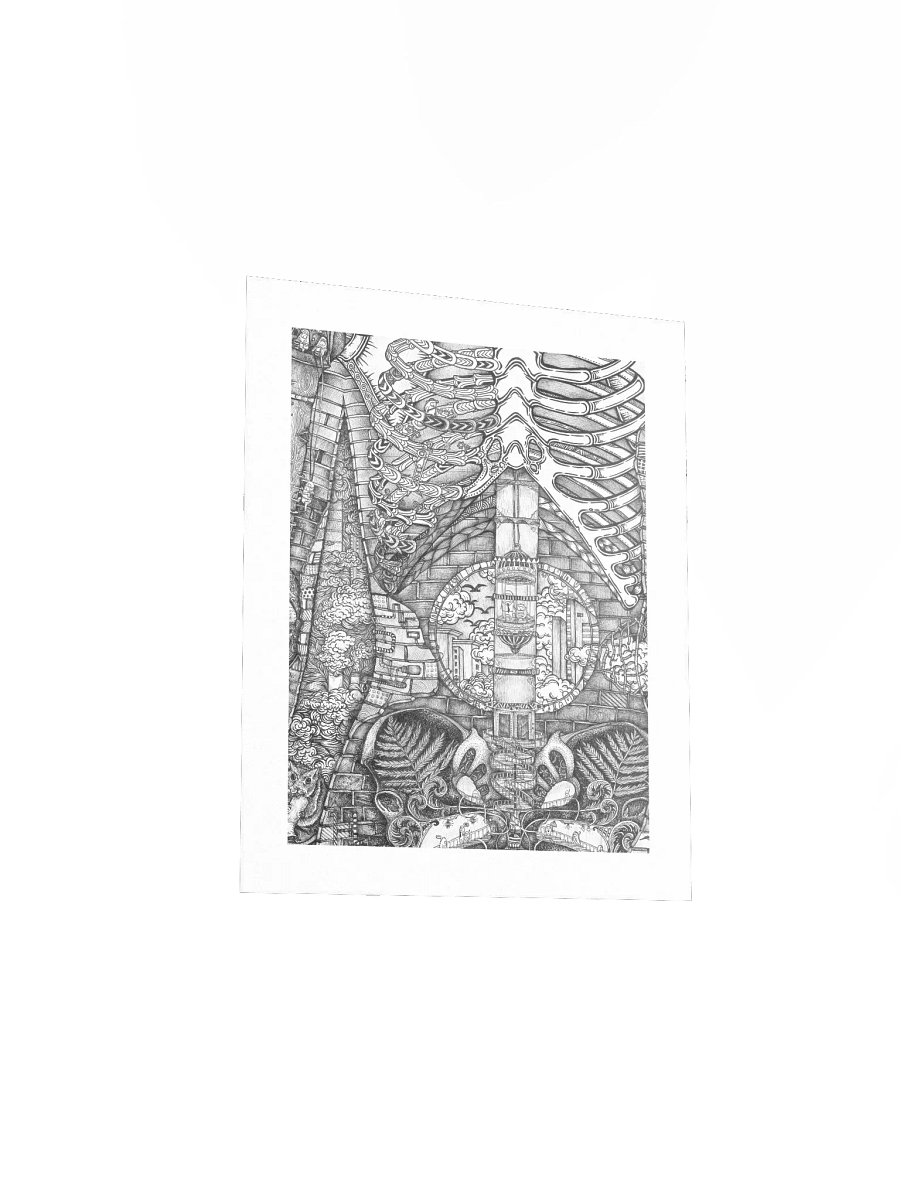 Skeleton - Original Art Print product image (4)