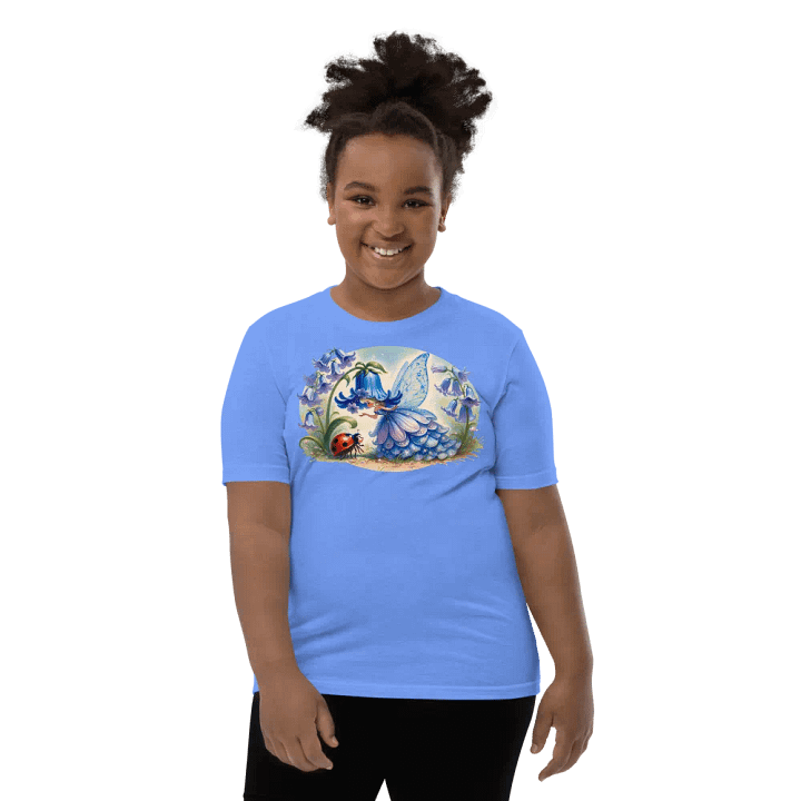 Bluebell Flower Fairy and Ladybug Youth T-Shirt product image (16)