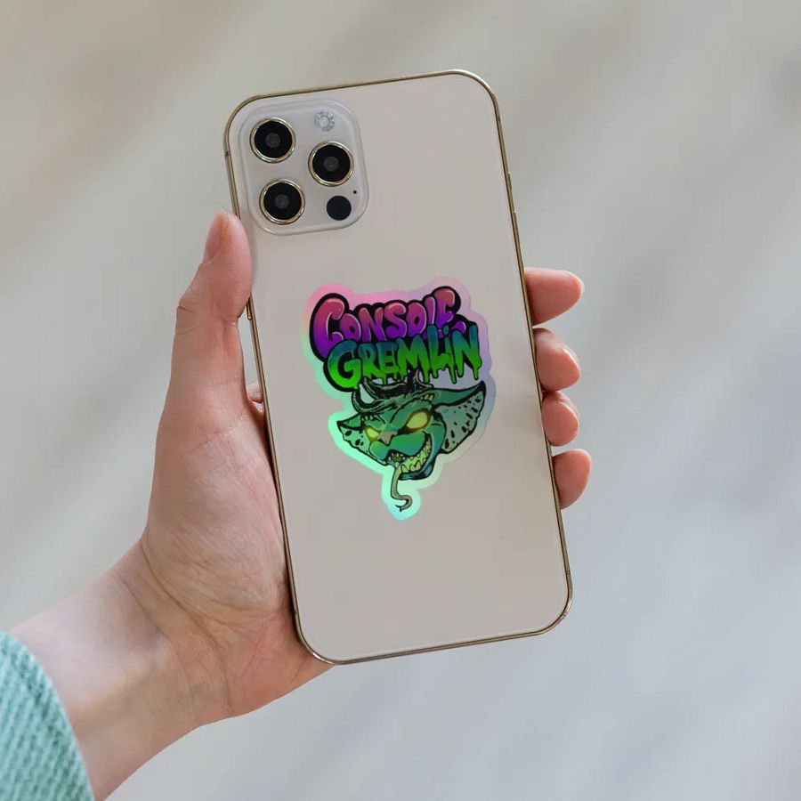 Console Gremlin Holographic Sticker product image (2)