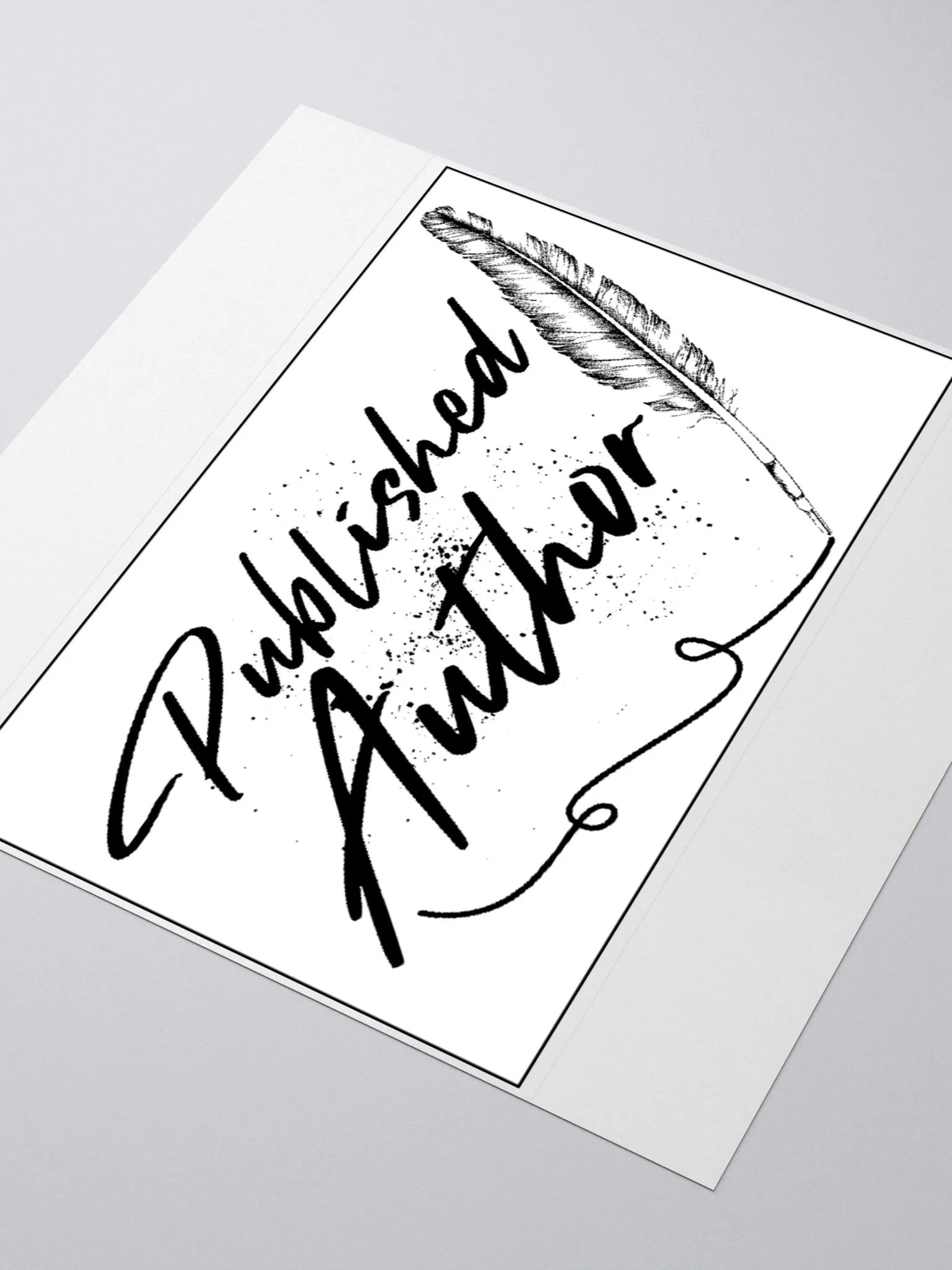 Sticker Published Author product image (3)