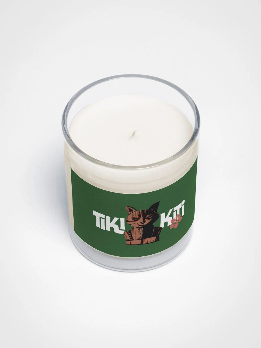Tiki Kiti - Soy Wax Candle In A Clear Glass Jar product image (3)