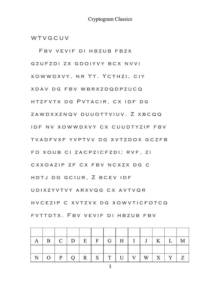Cryptogram Classics: Frankenstein, Part One [Draw-On Digital Edition] product image (2)