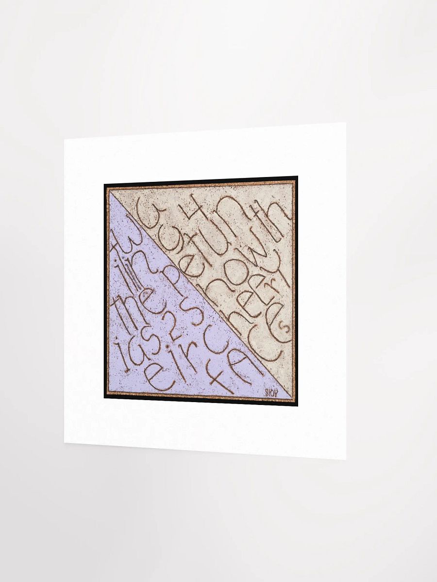 waiting for the petunias Print product image (3)