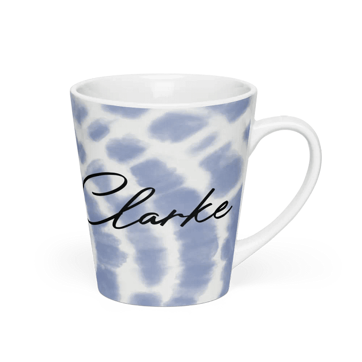 Helen Clarke Blue Tie-Die Latte Mug product image (2)