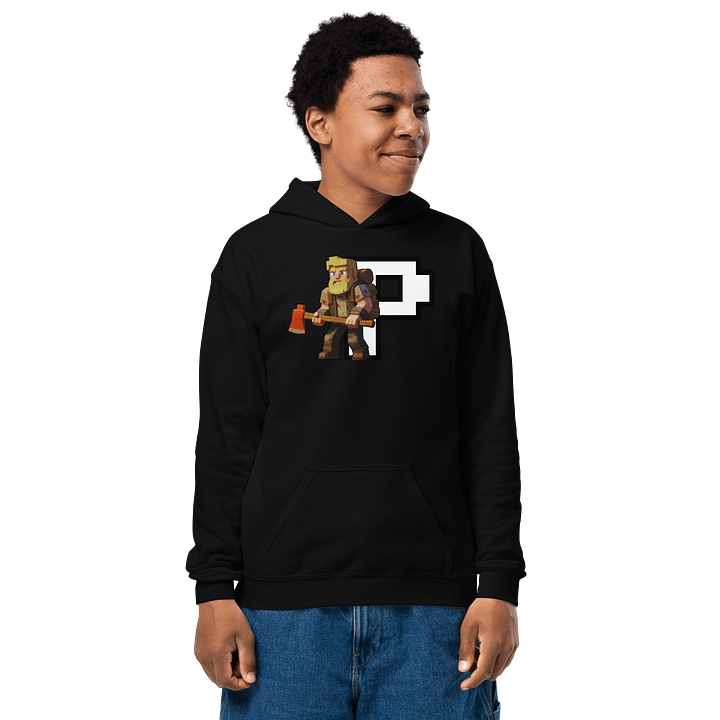 Patient PixelZ P Logo Youth Hoodie product image (1)