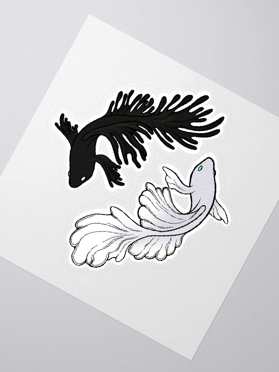 Satoru Gojo & Suguru Geto Fish // Jujutsu Kaisen Sticker product image (4)