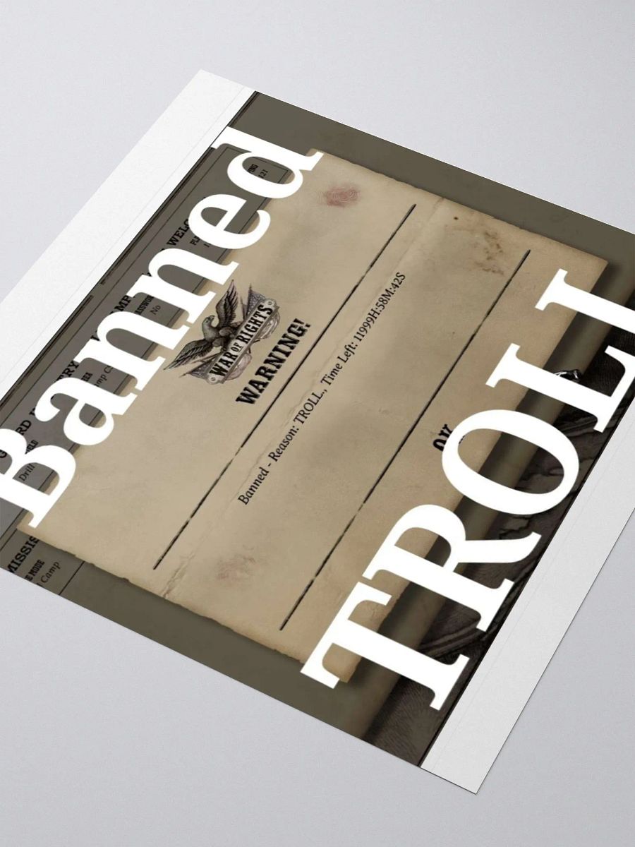Banned Sticker product image (10)
