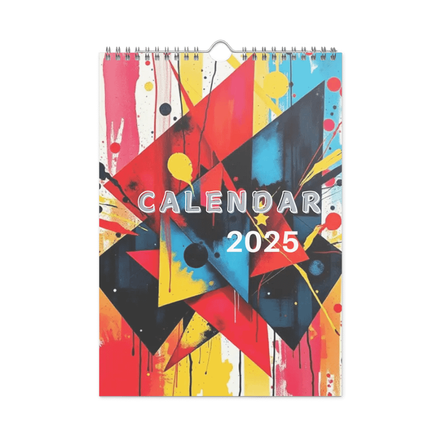 ART ABSTRACT WALL CALENDAR 2025 product image (3)
