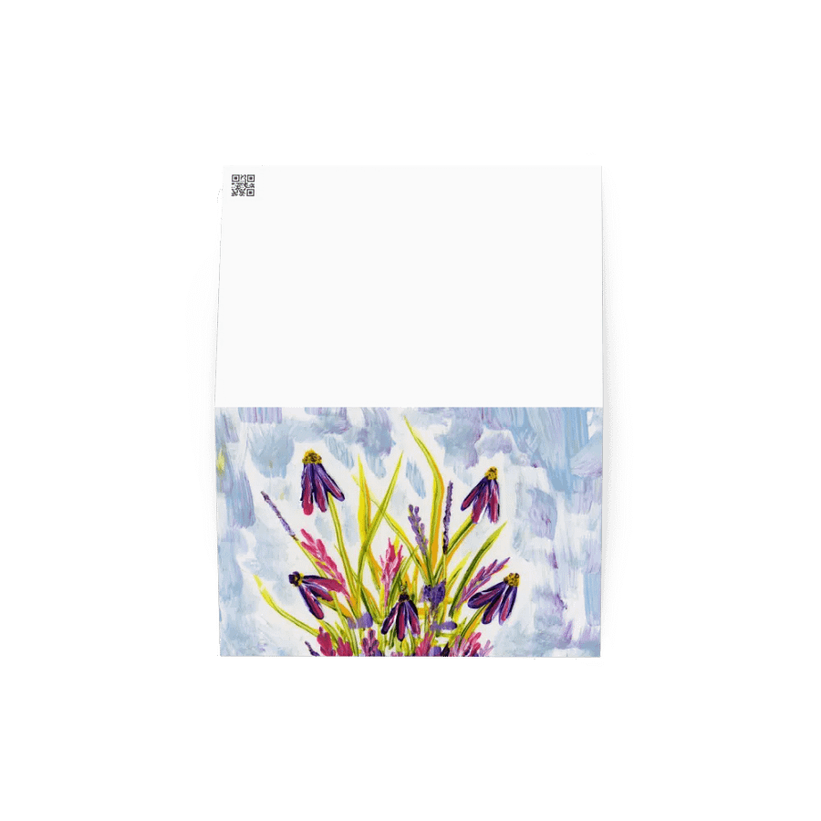 Purple Daisies - Greeting Card product image (2)