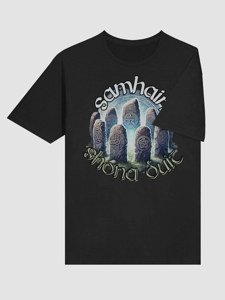 Happy Samhain To You - in Irish / Gaeilge | Basic Softstyle T-shirt product image (2)