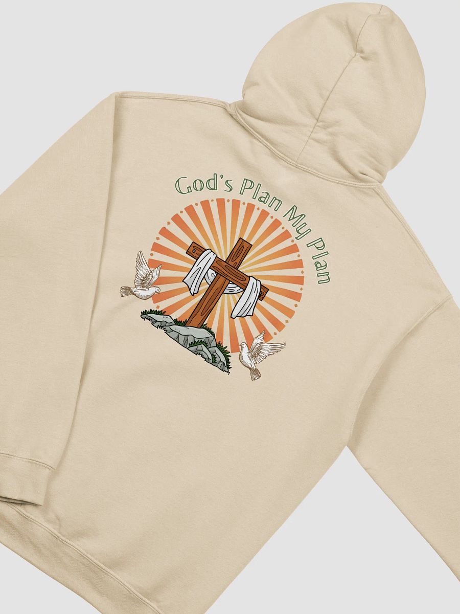 God`s Plan My Plan, Christian Gildan Hoodie - Front/Back. product image (6)