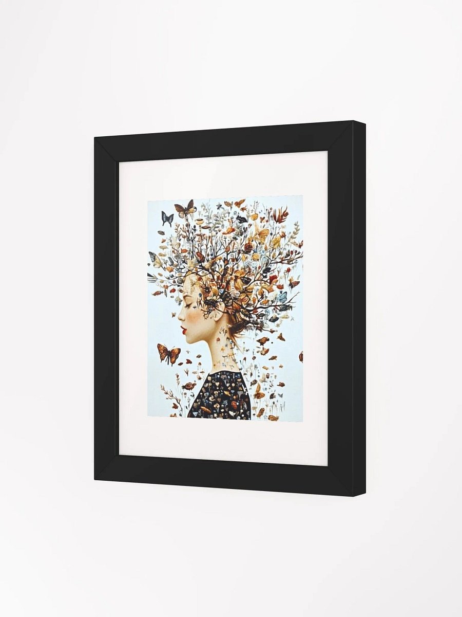 Ethereal Woman & Nature Art Print – Surreal Botanical Poster product image (7)