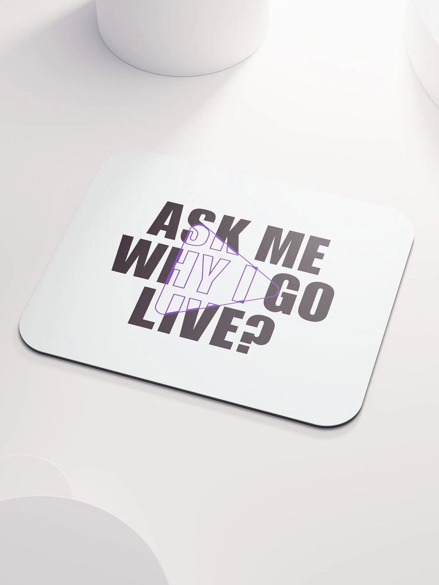 Ask Me Mouse Pad product image (3)