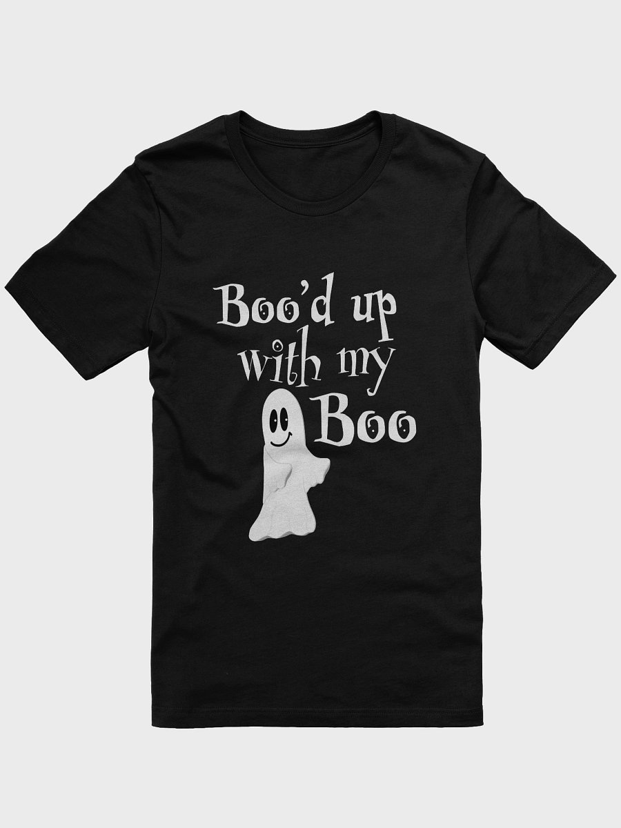 Boo'd Up With My Boo – Cute Ghost Halloween T‑Shirt product image (4)