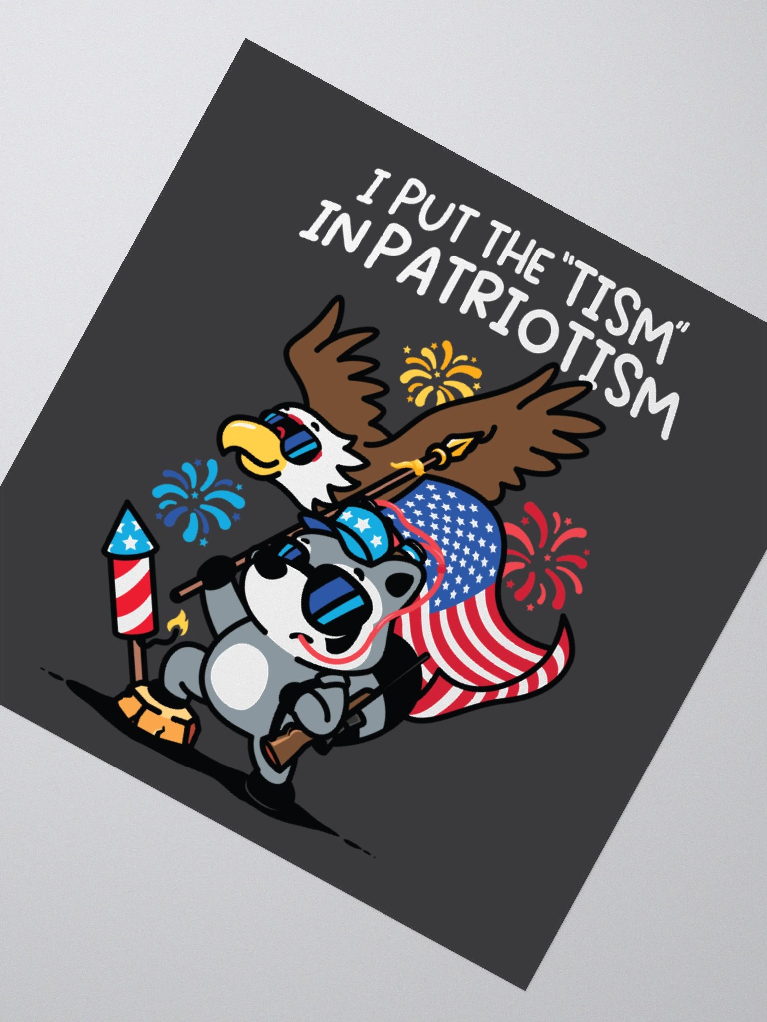 'Tism in Patriotism Sticker product image (4)