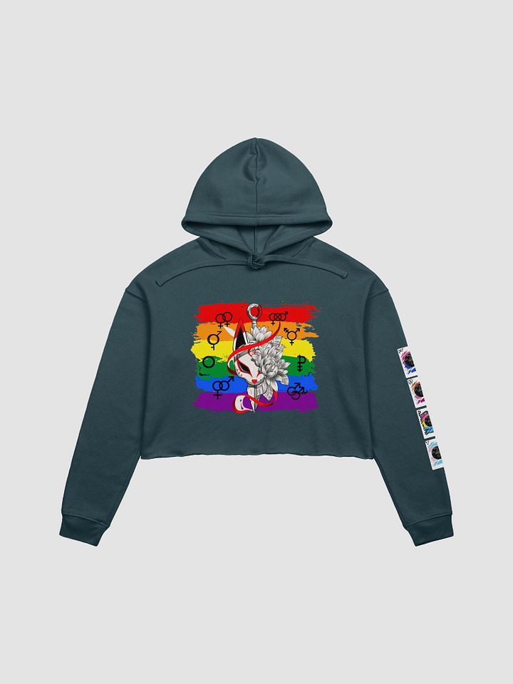 the women's kunai crop top hoodie product image (3)