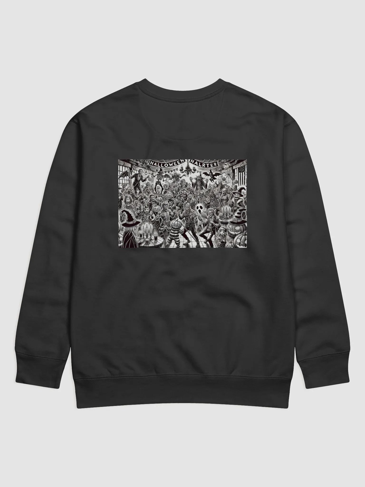 Anime Frights: Manga Halloween Monster Party Long Sleeve Shirt product image (2)