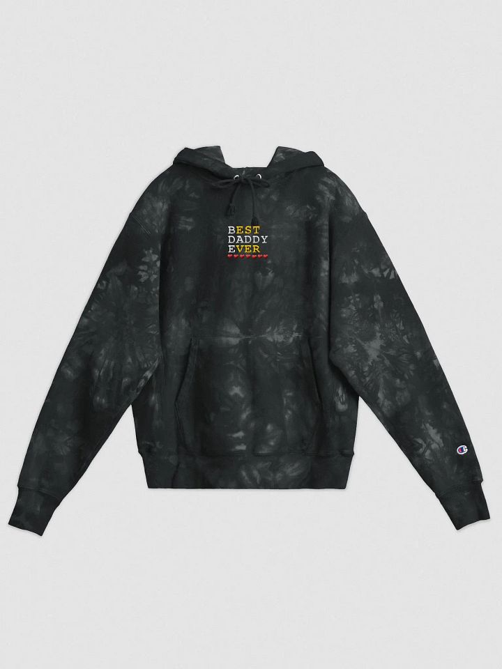Best Daddy Ever Champion Tie-Dye Hoodie product image (1)