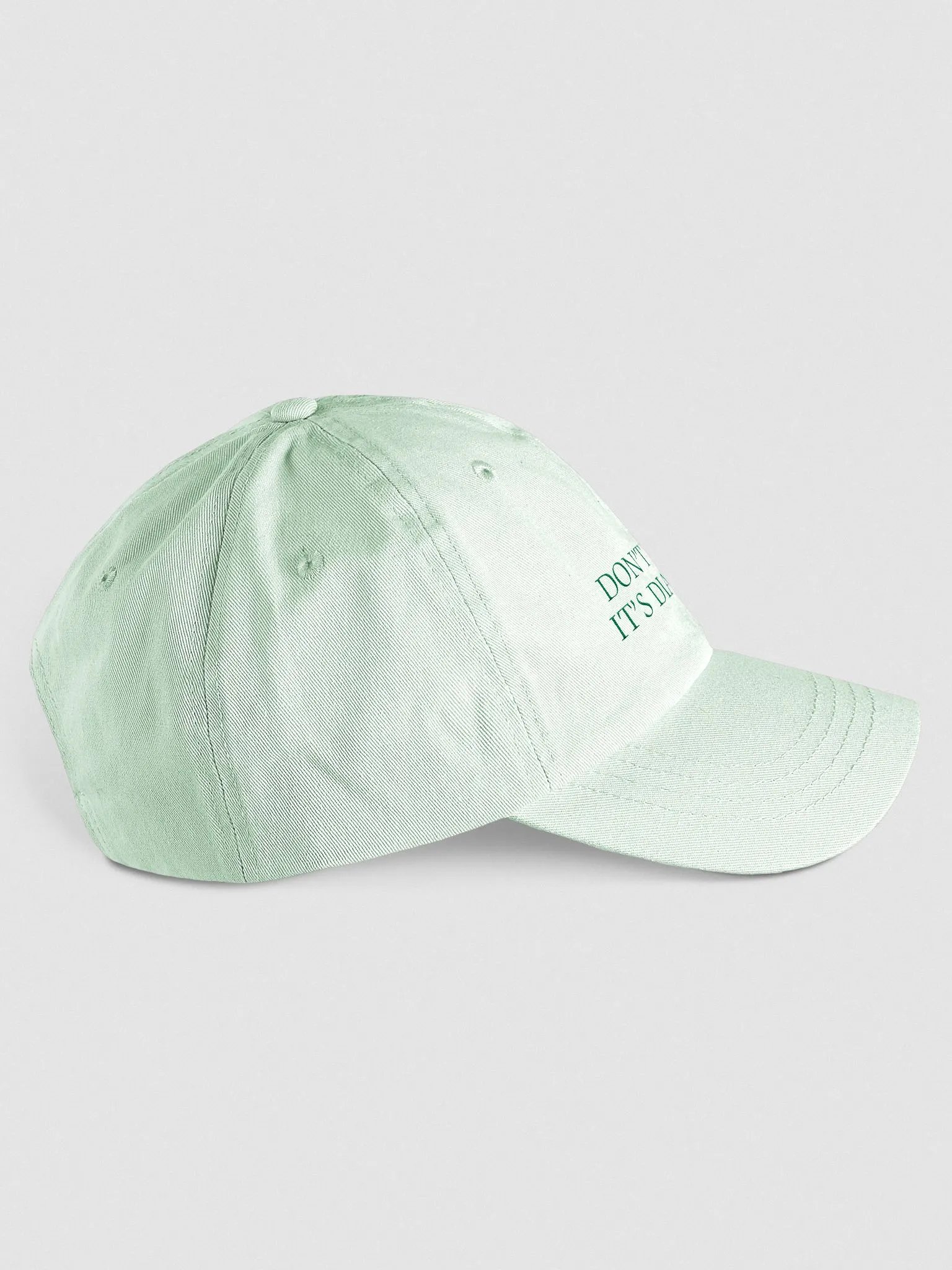DW, IT'S DIAGNOSED. (green) embroidered pastel dad hat product image (4)