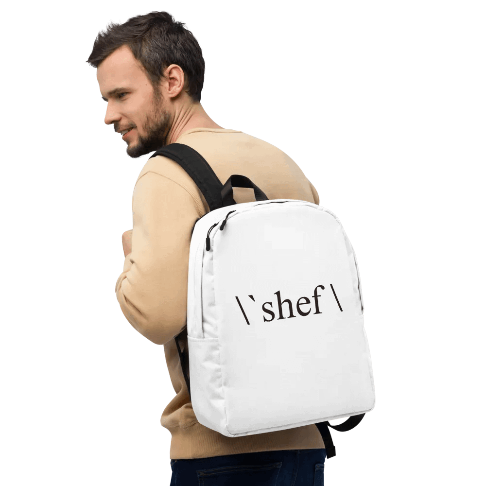SHEF Logo BackPack product image (10)