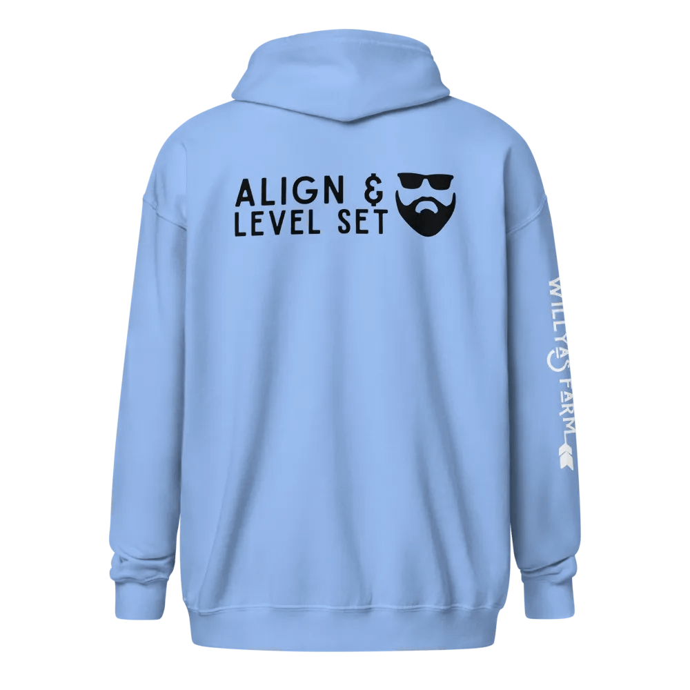 Align & Level Set- Quotes by Jon Full Zip Hoodie product image (2)