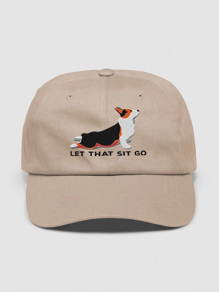 Let that Sit Go Classic Dad Hat(Embroidered) of a Pembroke Welsh Corgi(Tricolor) product image (33)