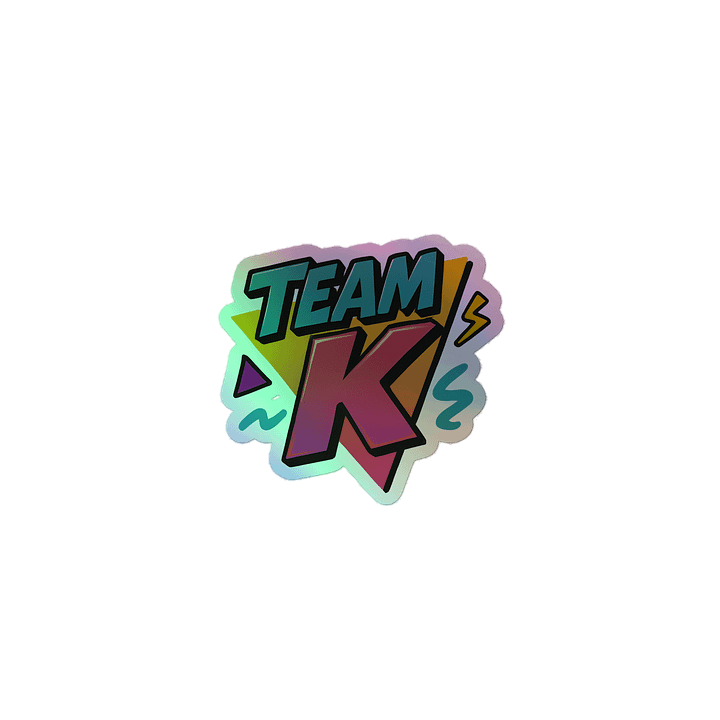 Team K 1990's HOLOGRAPHIC" STICKERS product image (1)