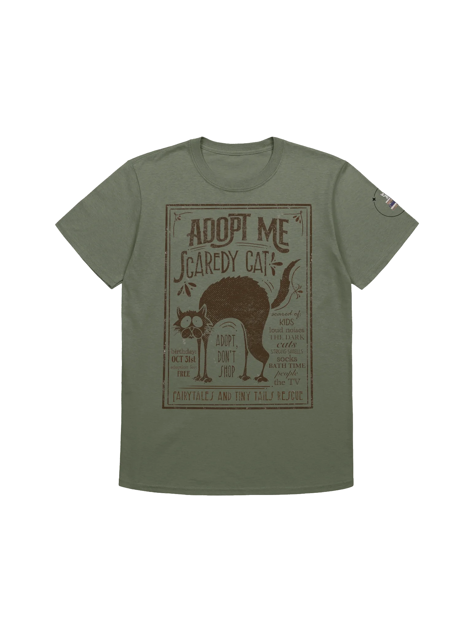 Scaredy Cat T-Shirt product image (3)