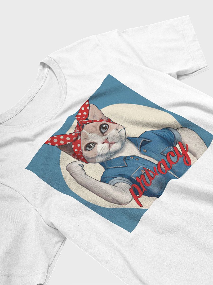 Posie the Privacy Cat T-Shirt product image (4)