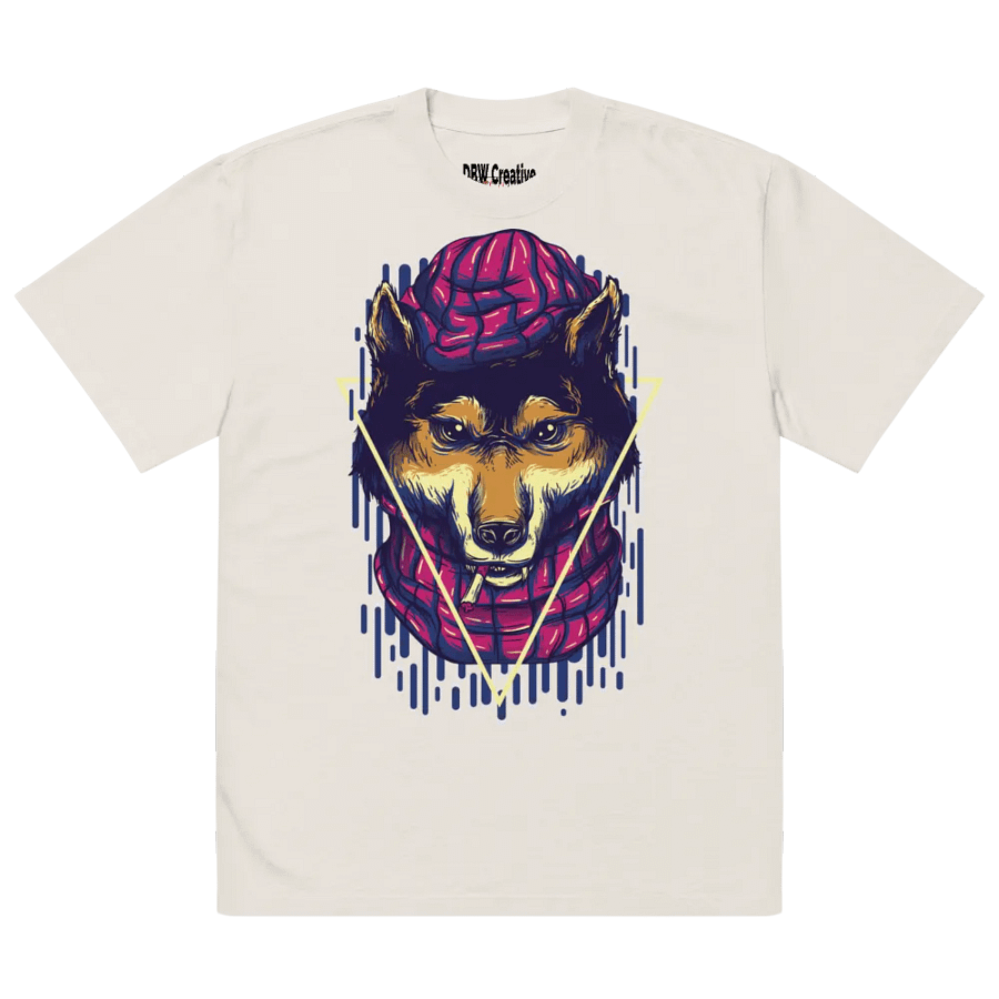 Wolf Hipster T-Shirt product image (2)