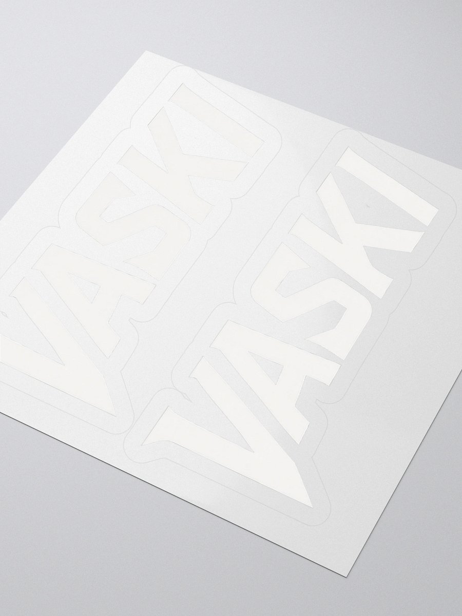 White Logo Sticker product image (7)