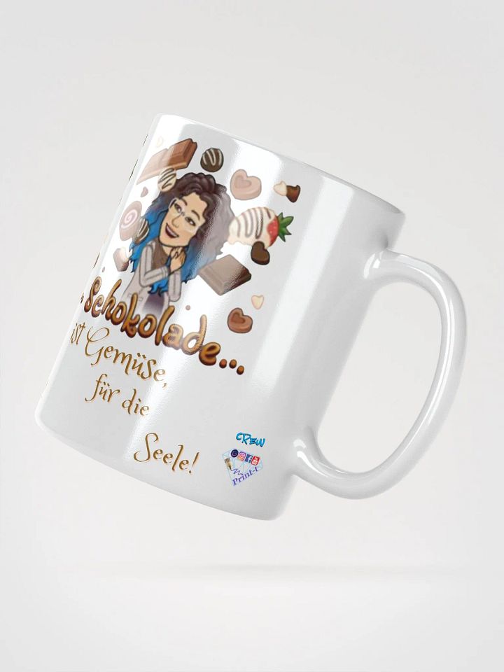 Weiß glänzende Tasse, Schokolade2 product image (5)