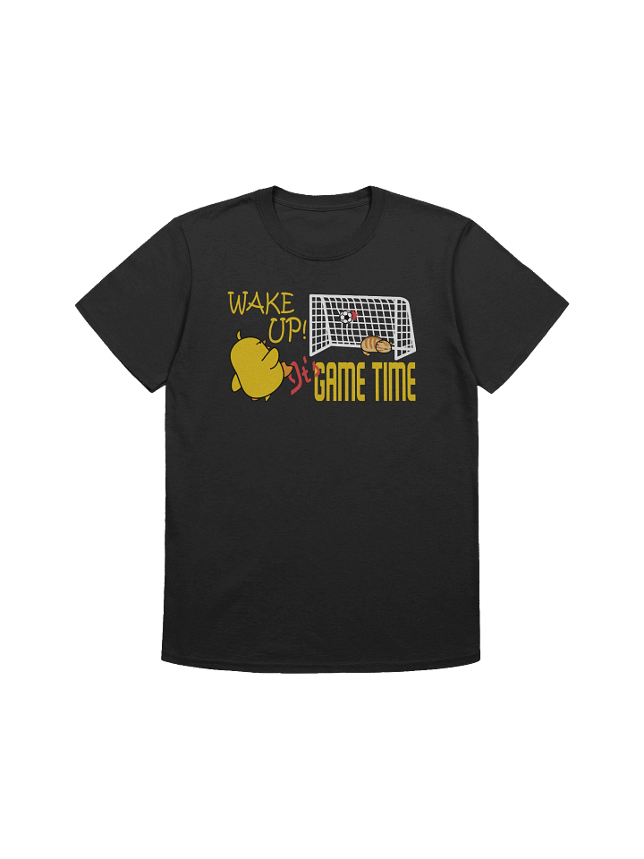 Soccer Cat (WAKE UP, It's GAME TIME) - Unisex Adult Super Soft Lightweight T-shirt product image (2)