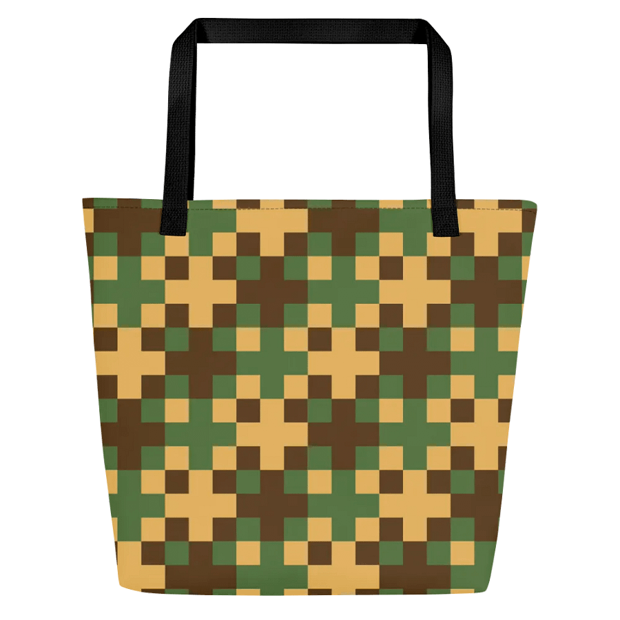 Pixel Fusion Large Tote Bag product image (3)