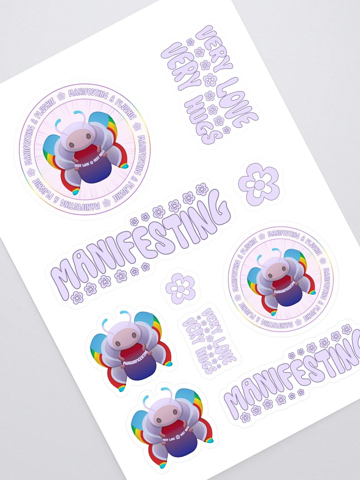 Manifesting a Plushie Sticker Set - Cute n' Cozy Collection product image (1)