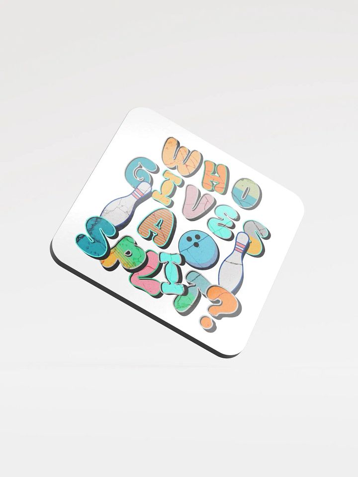 Who Gives A Split? Bowling Personality Coaster Set product image (1)