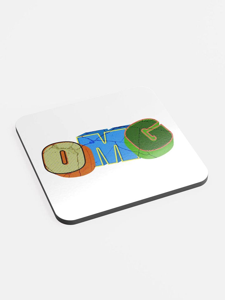 OMG Cracked Elegance Cork Coaster Set product image (1)