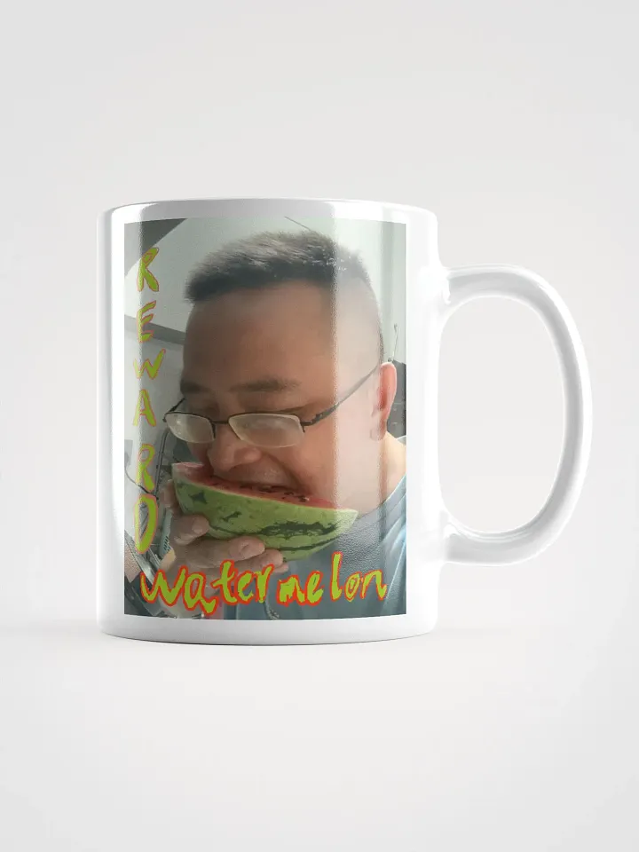 White Glossy Mug : watermelon reward product image (1)