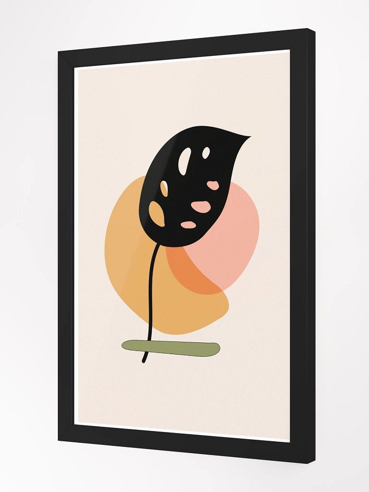 Ethereal Leaf Abstract Framed Poster product image (9)
