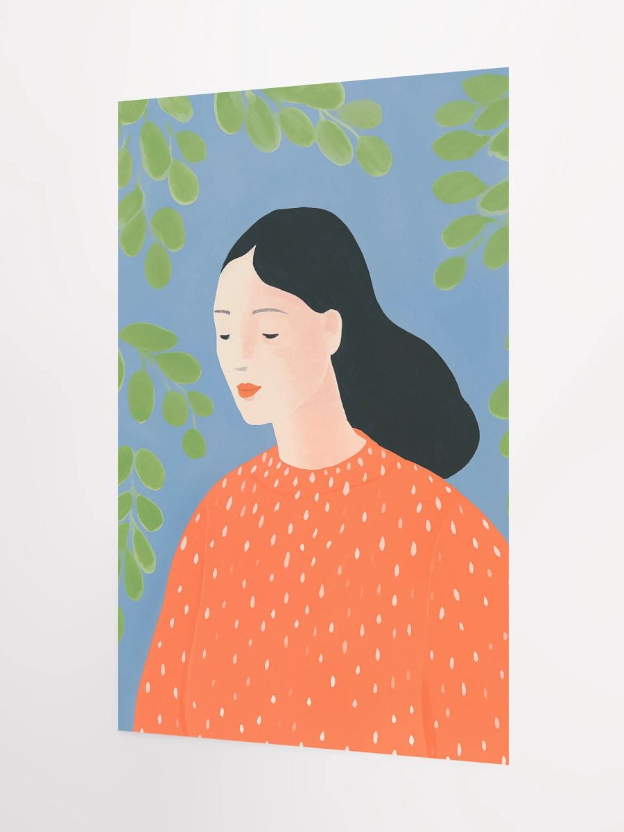 Tranquil Dotted Profile Poster product image (6)